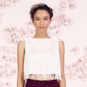 NWOT Lauren Conrad Runway Crop Top